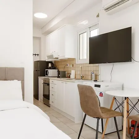 Adorable Sunny Studio With Private Balcony II Athene Buitenkant foto